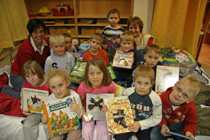Lesenacht im Kindergarten